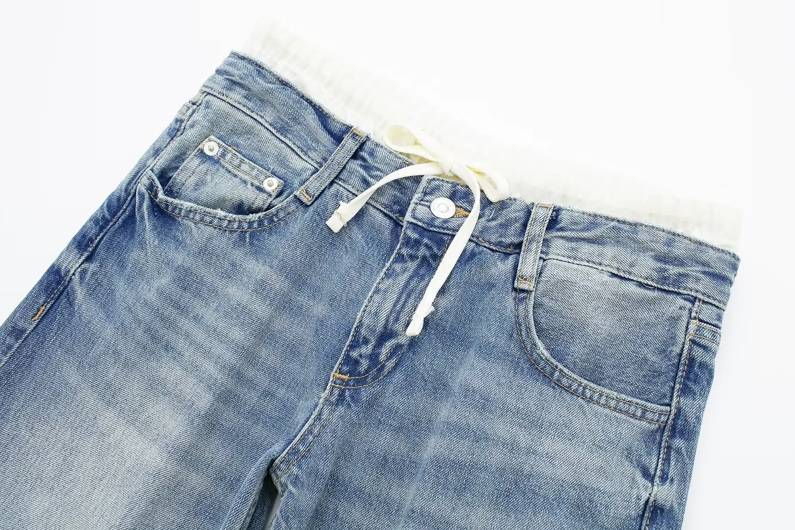 Ophelia | Jeans Taille Haute Pour Femmes