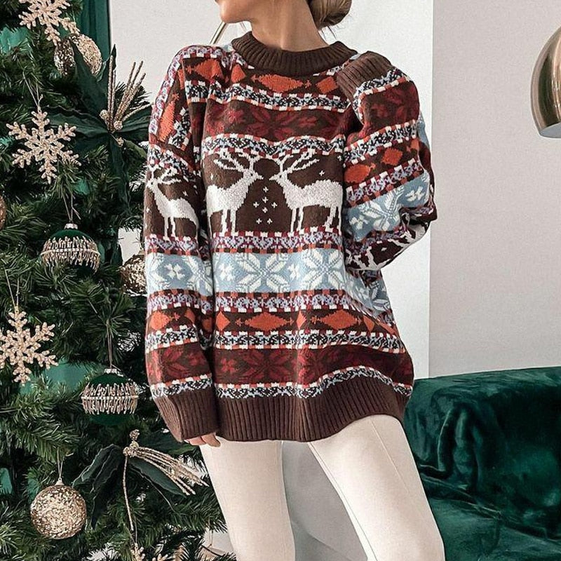 Lois | Pull à Col Roulé Pour Femmes | Christmas