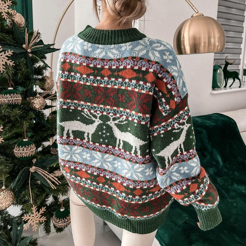 Lois | Pull à Col Roulé Pour Femmes | Christmas