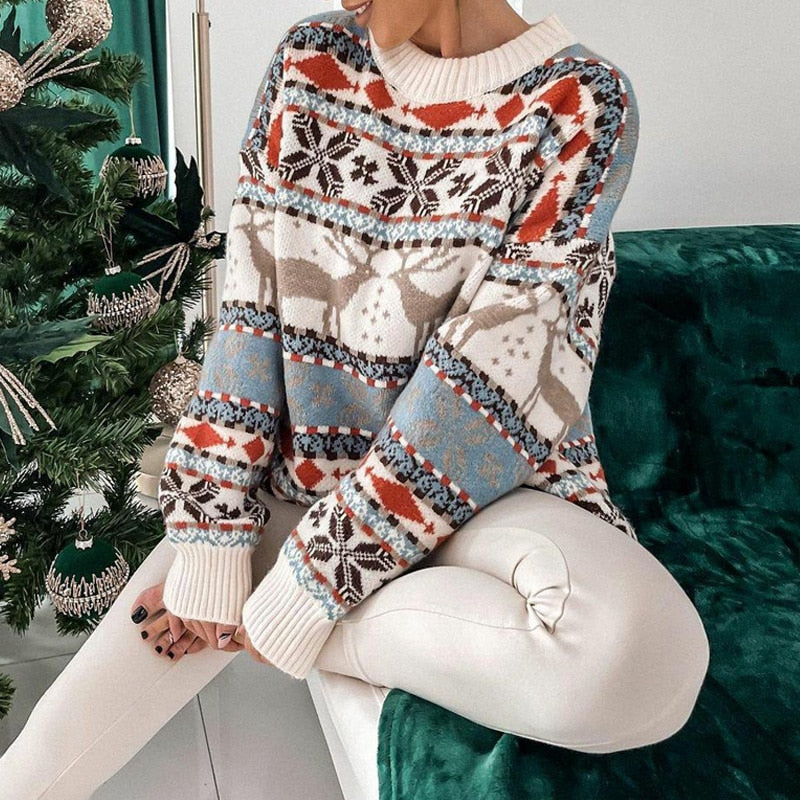 Lois | Pull à Col Roulé Pour Femmes | Christmas