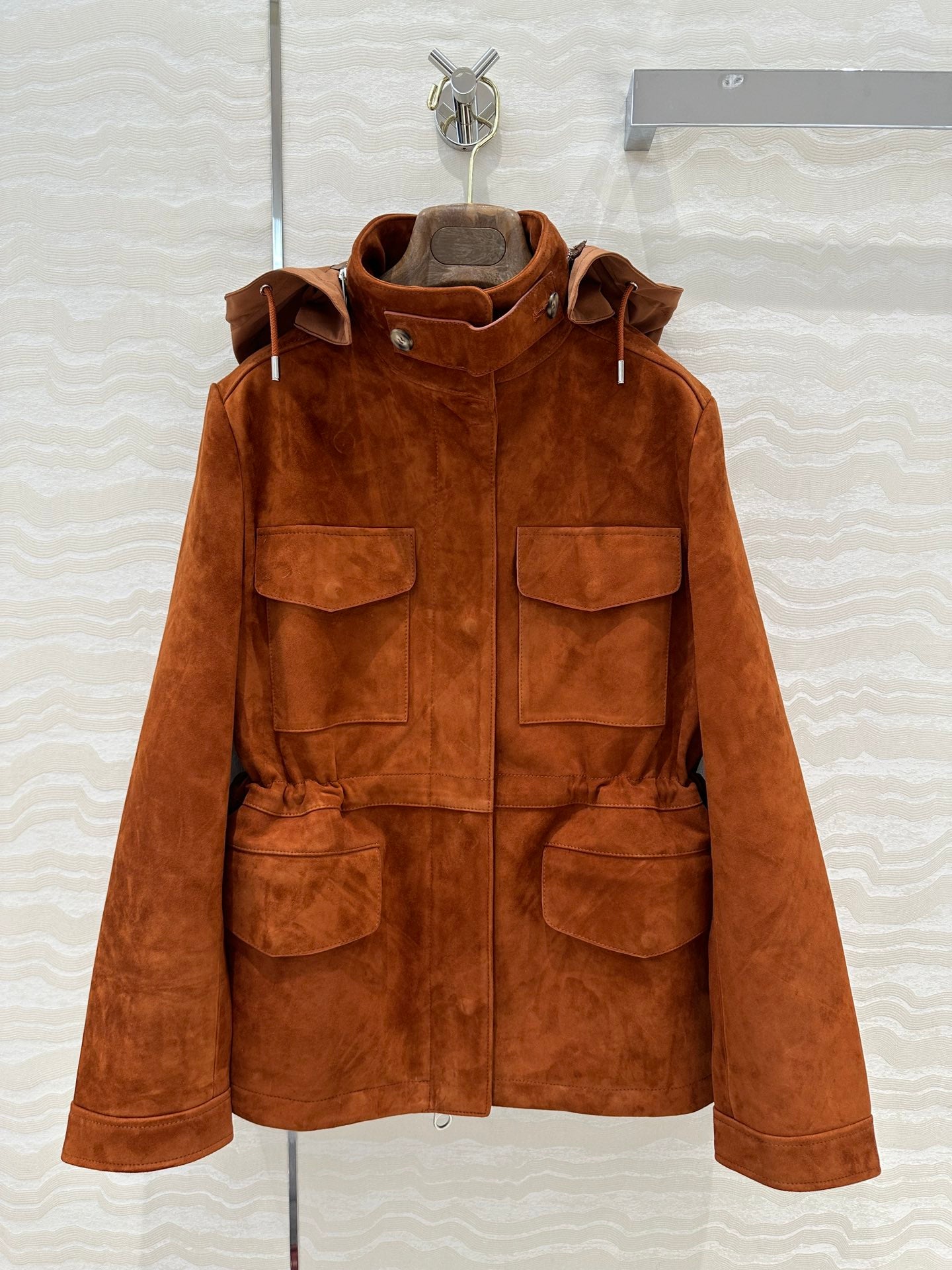 LP 25 Jacket Brown Suede Lambskin 314085