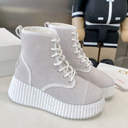 Chloe snow boots light grey suede 531623
