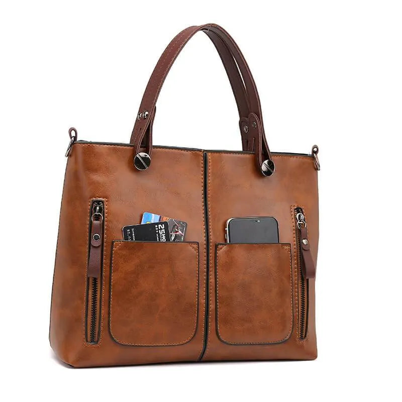 IRIS | Sac à épaule élégant en simili-cuir