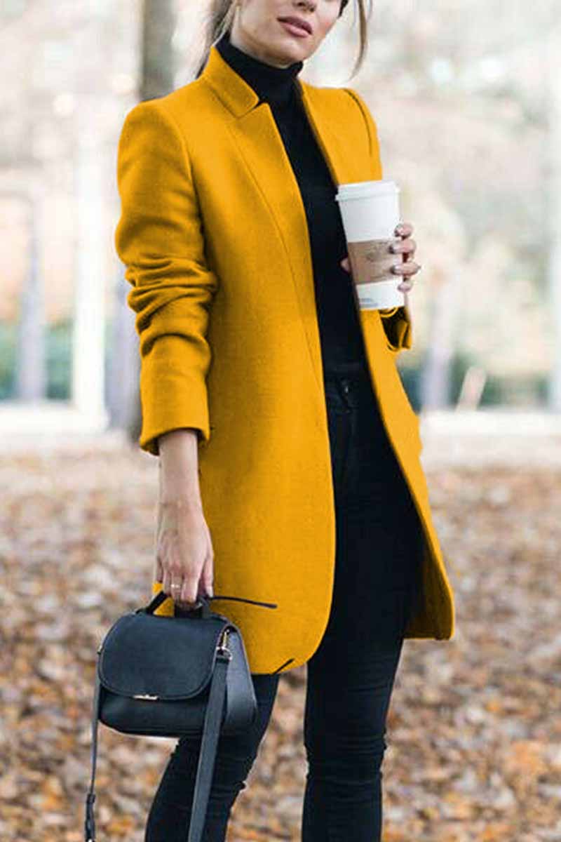 Mireille | Manteau élégant à col montant