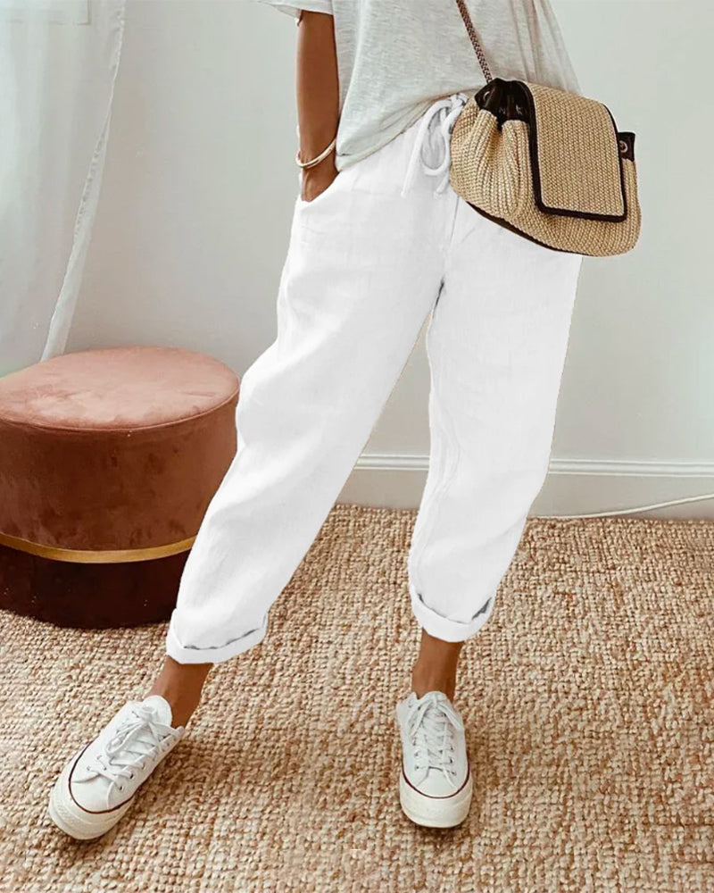 Patricia | Pantalons en Coton Confortables et Décontracter