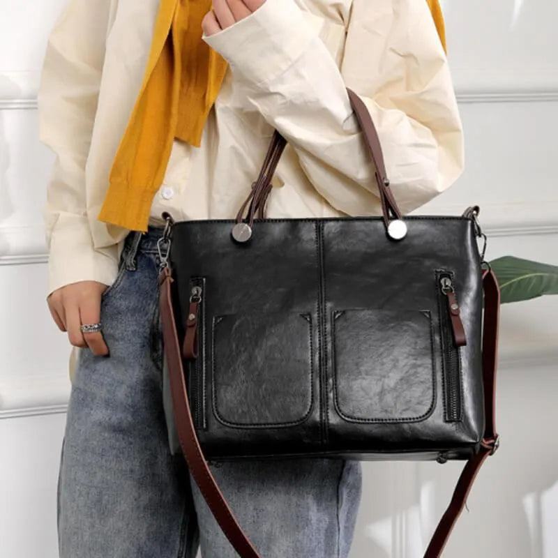 IRIS | Sac à épaule élégant en simili-cuir