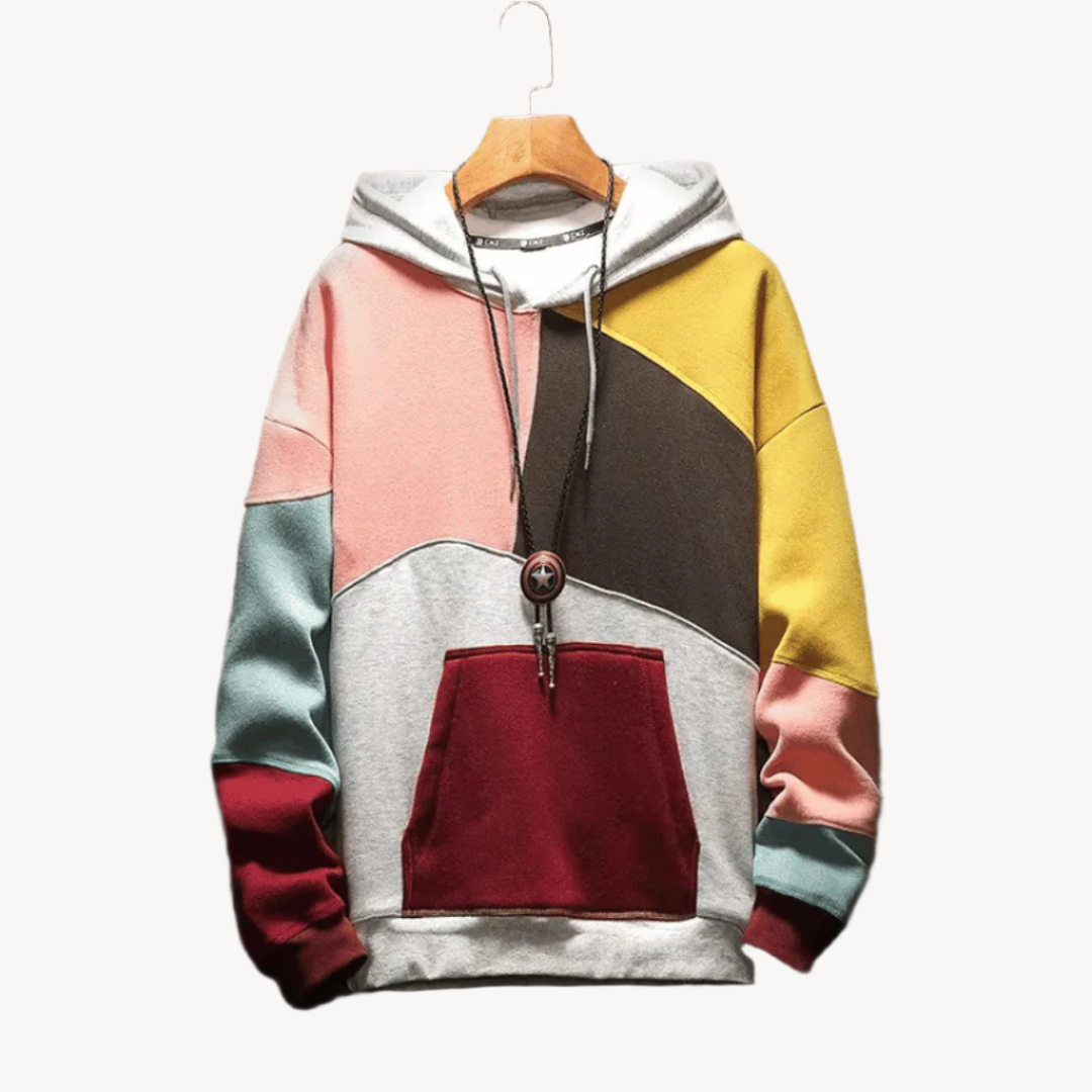 Eli | Sweat à capuche color-block