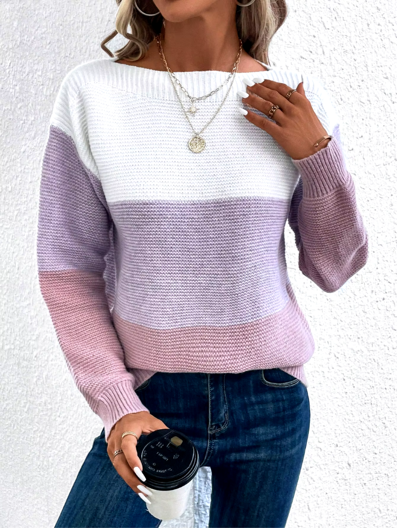 CHANTAL | Pull rétro décontracté