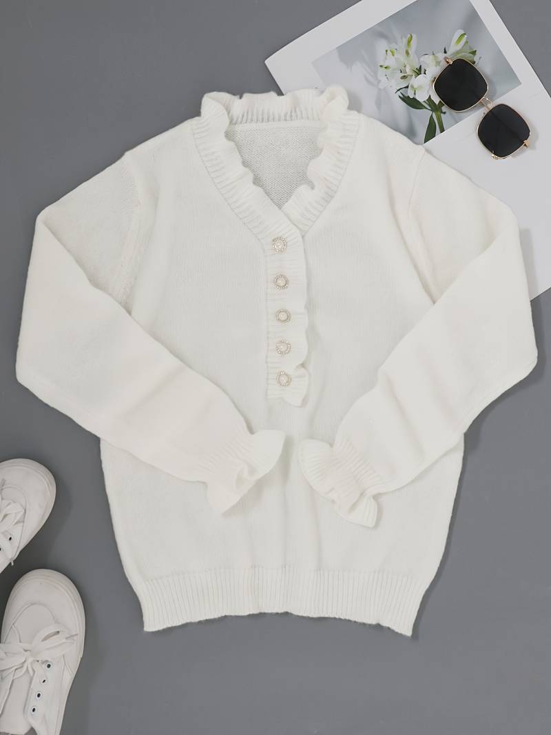Amelia | Pull avec boutons fantaisie