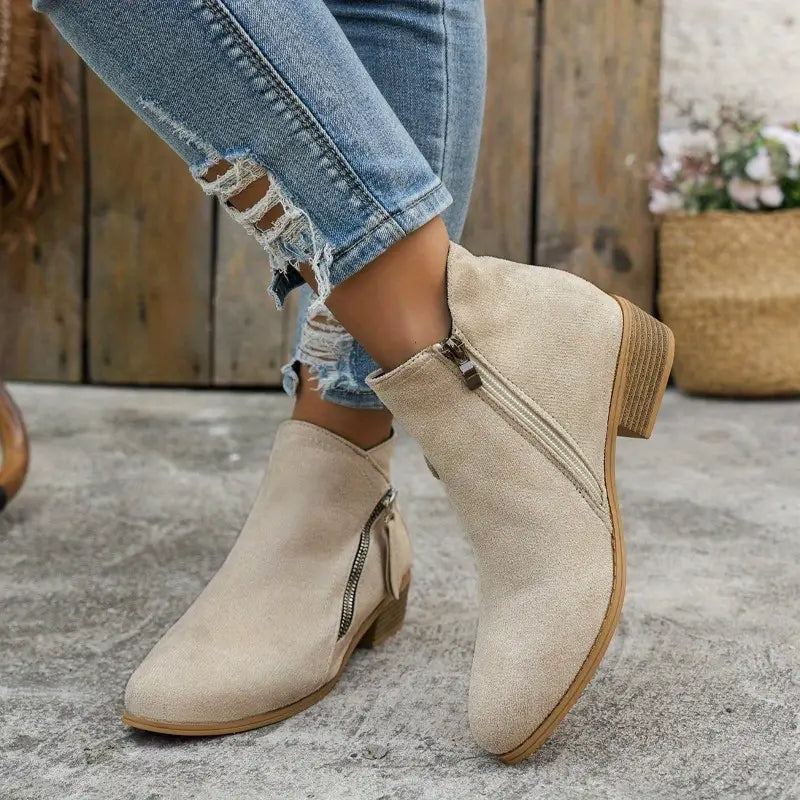 Carmen | Bottines en daim