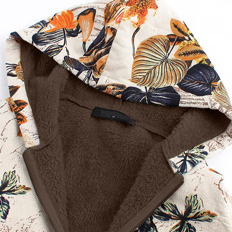 Adelia | Veste d'hiver à imprimé floral