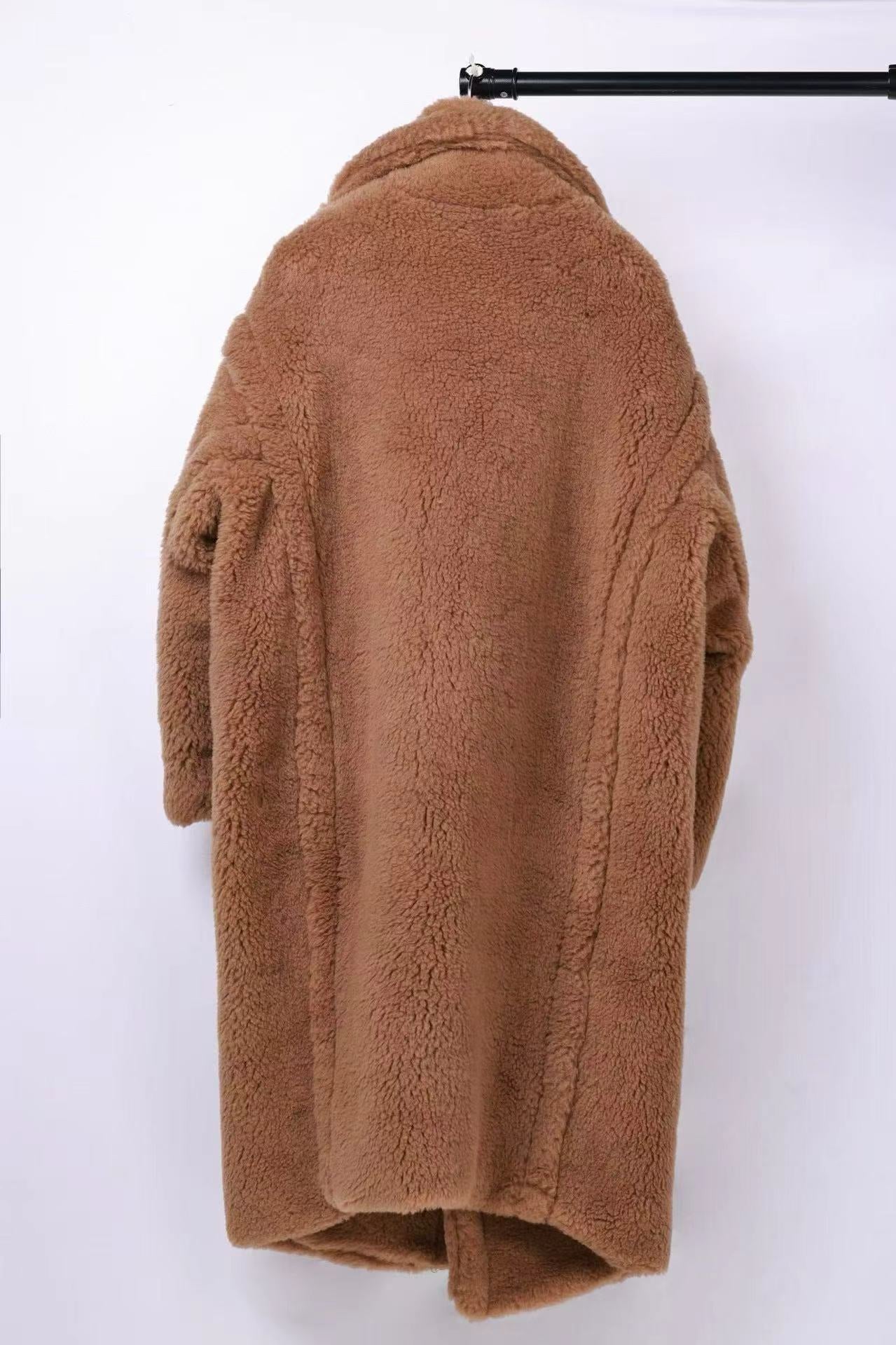 Max Mara 2025 Teddy Bear Coat Brown Camel Hair and Silk