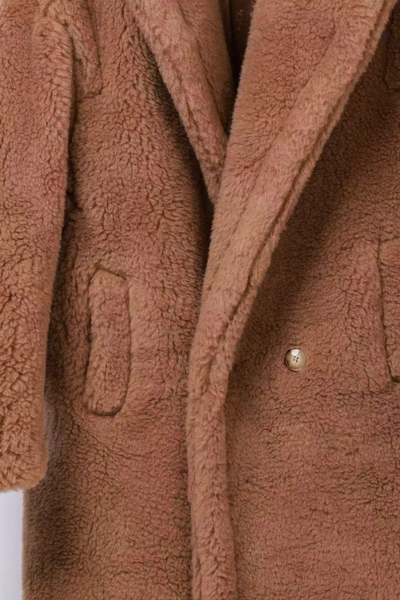 Max Mara 2025 Teddy Bear Coat Brown Camel Hair and Silk