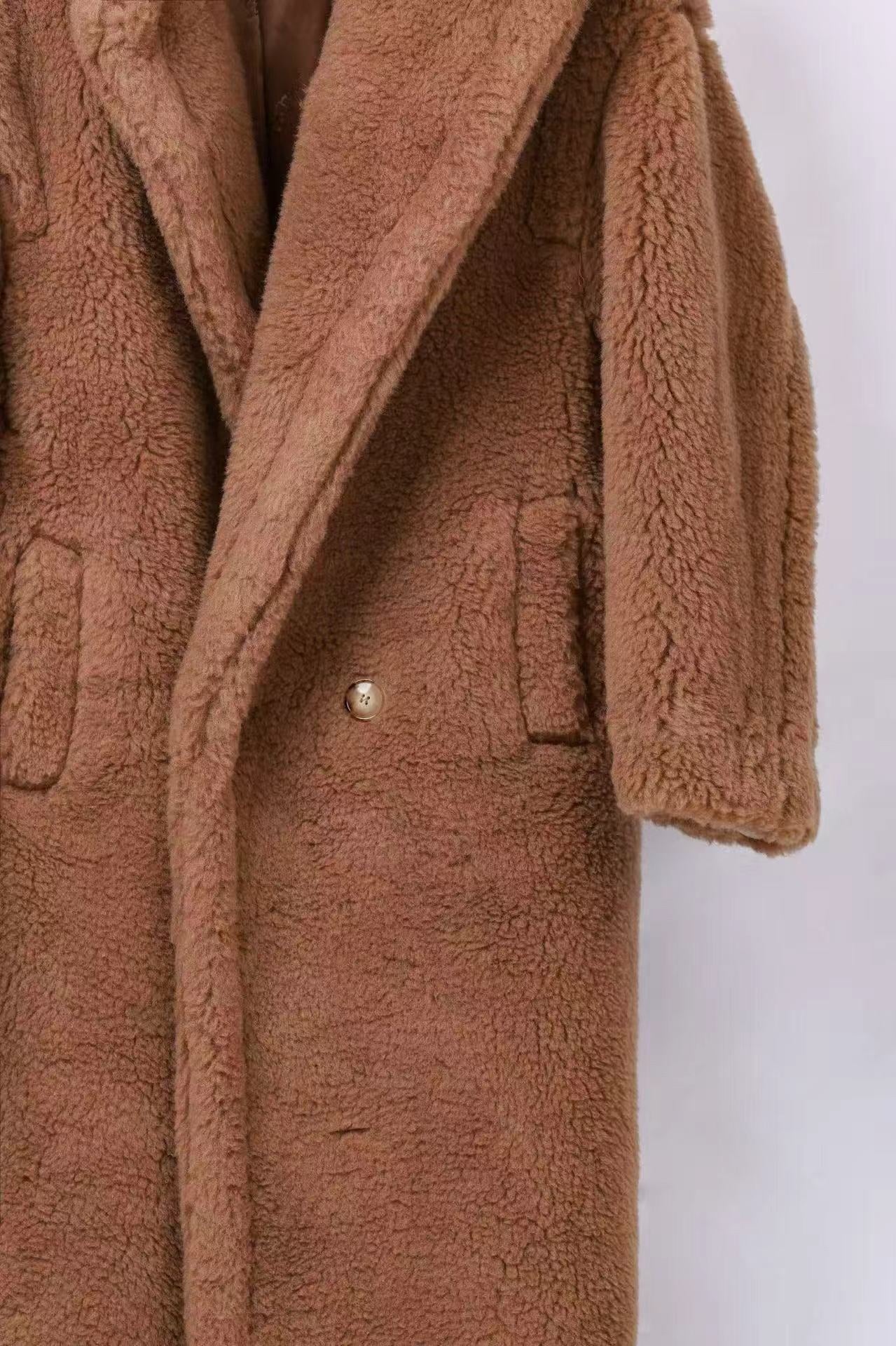 Max Mara 2025 Teddy Bear Coat Brown Camel Hair and Silk