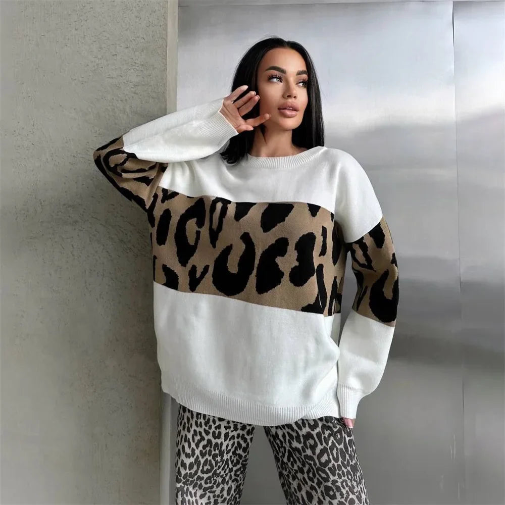 SYLVIE | Pull Léopard