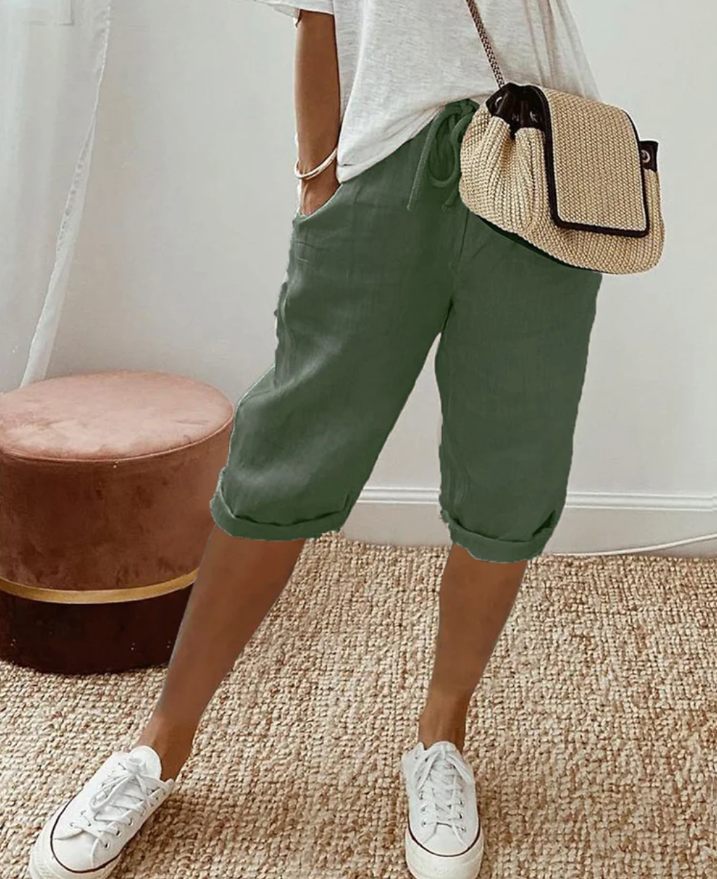 Delphine | Shorts en Coton Tendance
