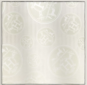 Hermes Libris Scarf 140 Ivory Cashmere Silk