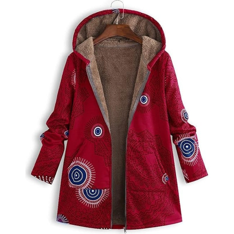 Adelia | Veste d'hiver à imprimé floral