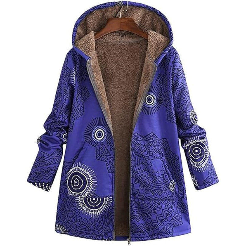 Adelia | Veste d'hiver à imprimé floral