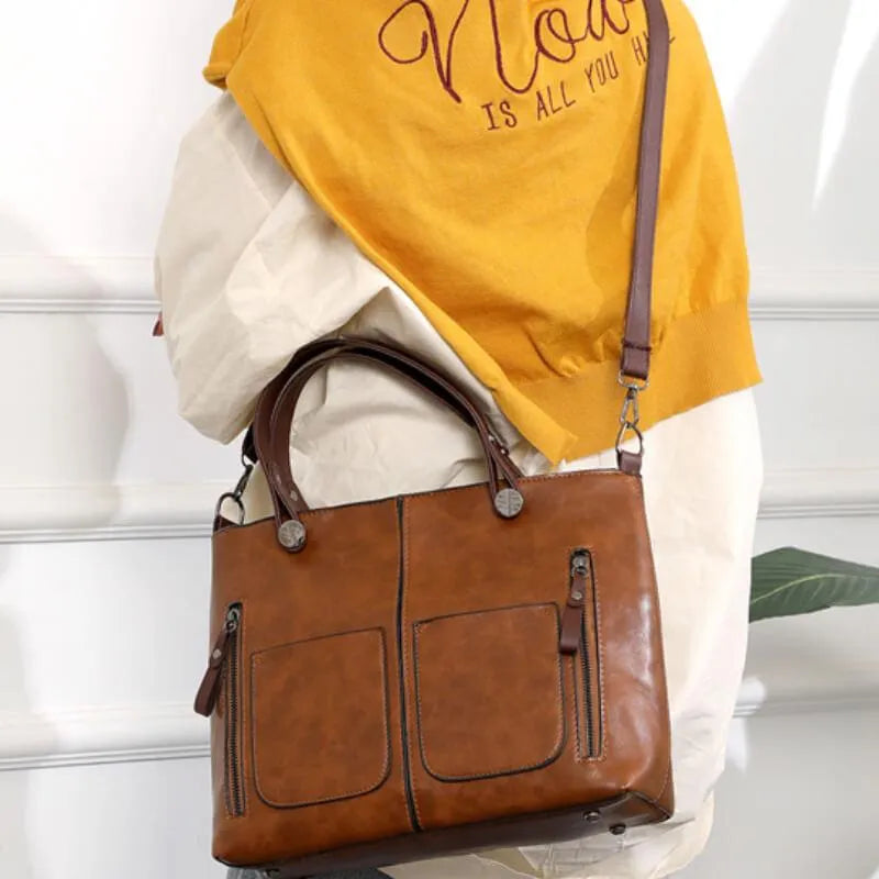 IRIS | Sac à épaule élégant en simili-cuir
