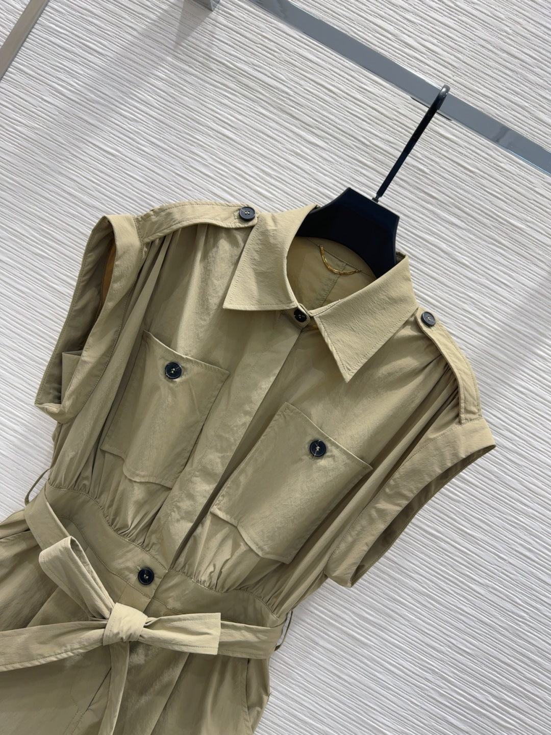 YSL 2025 Dress  Beige Nylon