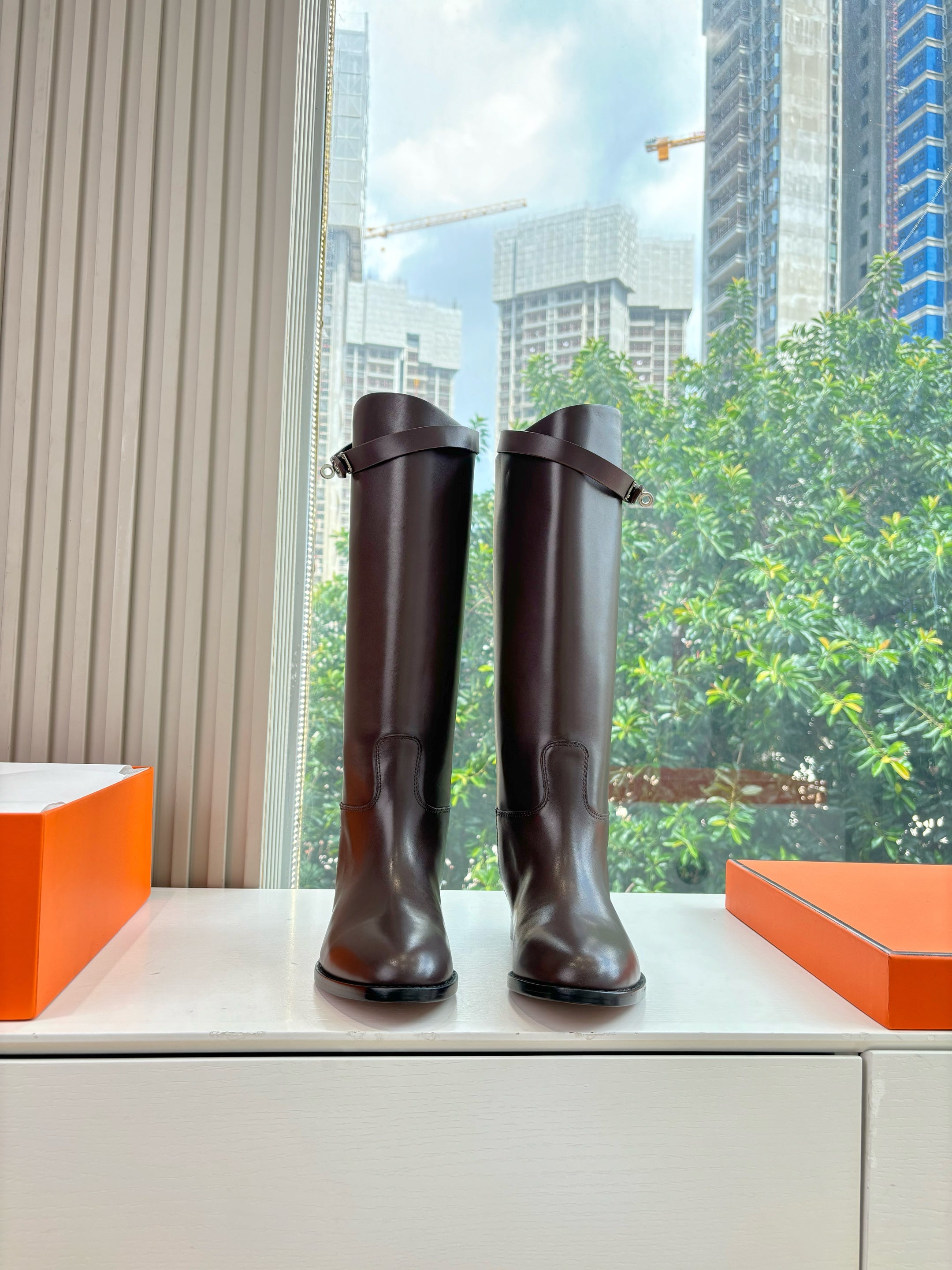 Hermes 2025 Boot Dark Brown Calfskin 506866
