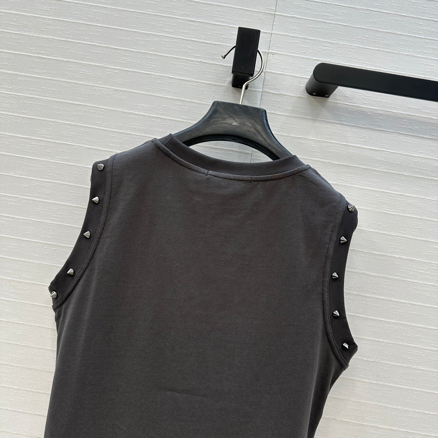 CD 25 J'Adore Dior Vest T-shirt Dark Gray Cotton