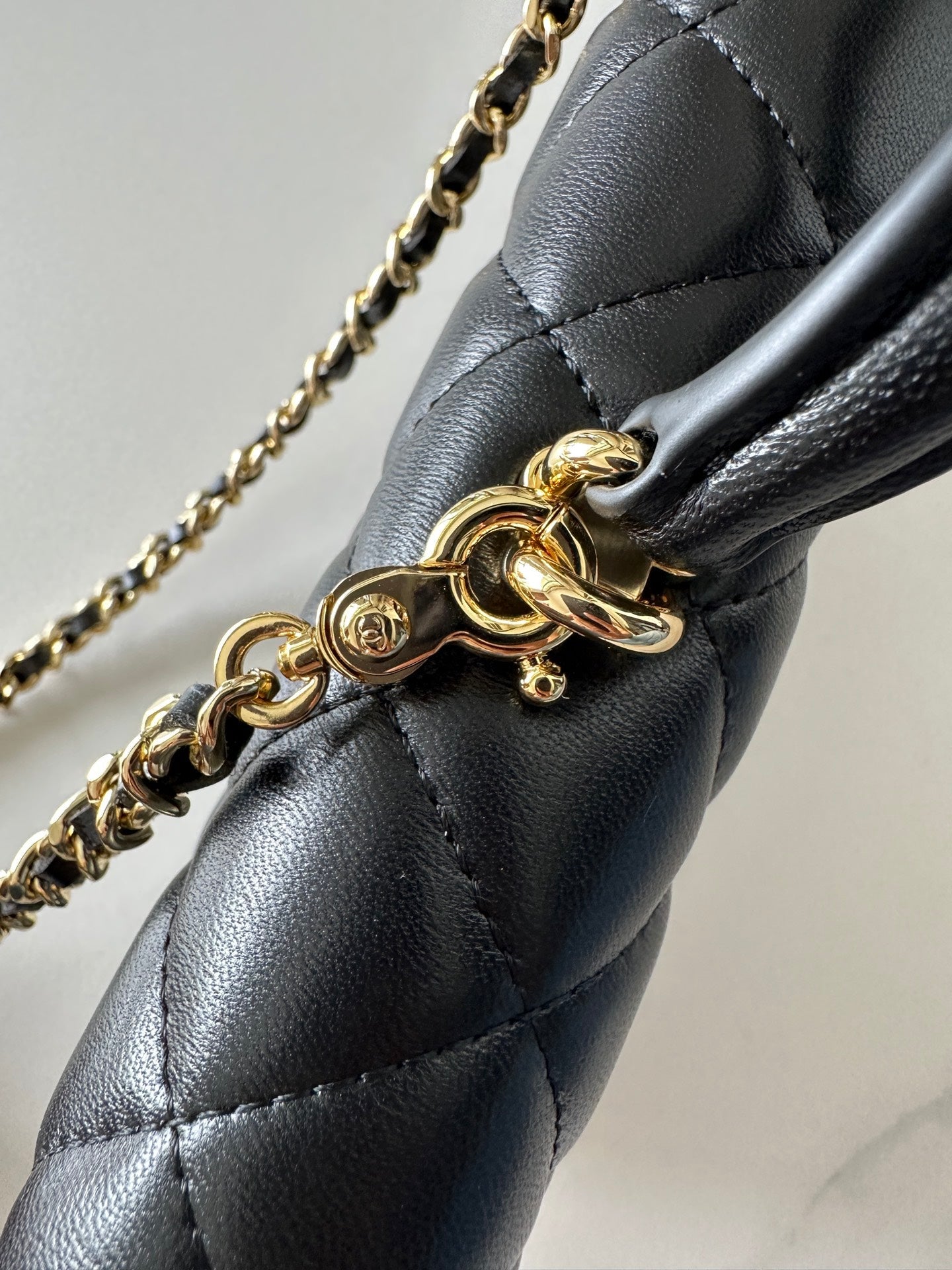 Chanel 2026 Long Top Handle Clutch 25cm Lambskin
