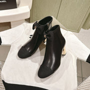 CC SHORT BOOST BLACK PURE LAMBSKIN