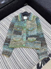 CC 2025 Jacket Blue Gray Green Wool 325839