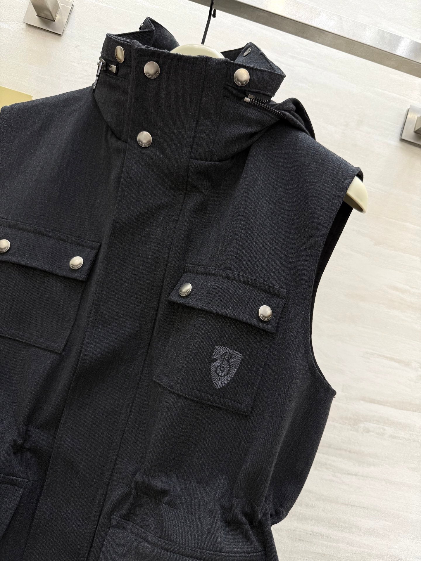 Bur 25 Autumn And Winter Wool Coat Black