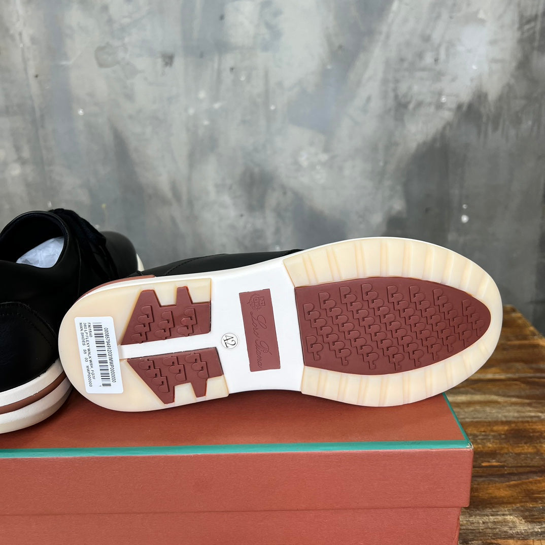 LP BERGEN SNEAKER BLACK CALFSKIN