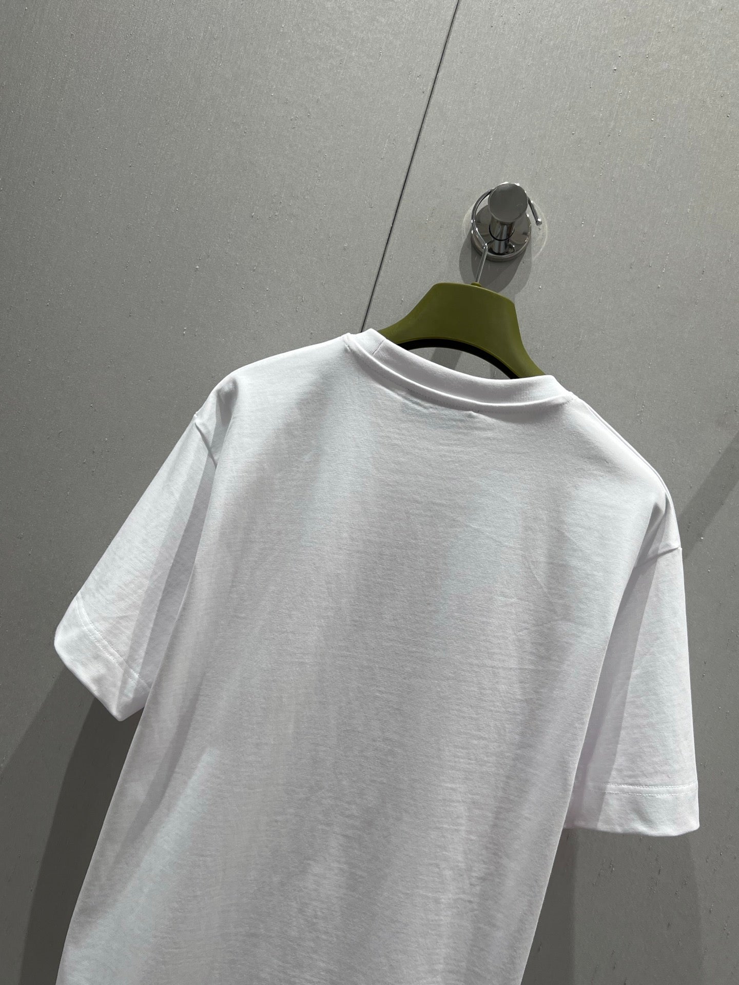 Gucci 25 Striped Logo Print Short-sleeved T-shirt White Red Cotton