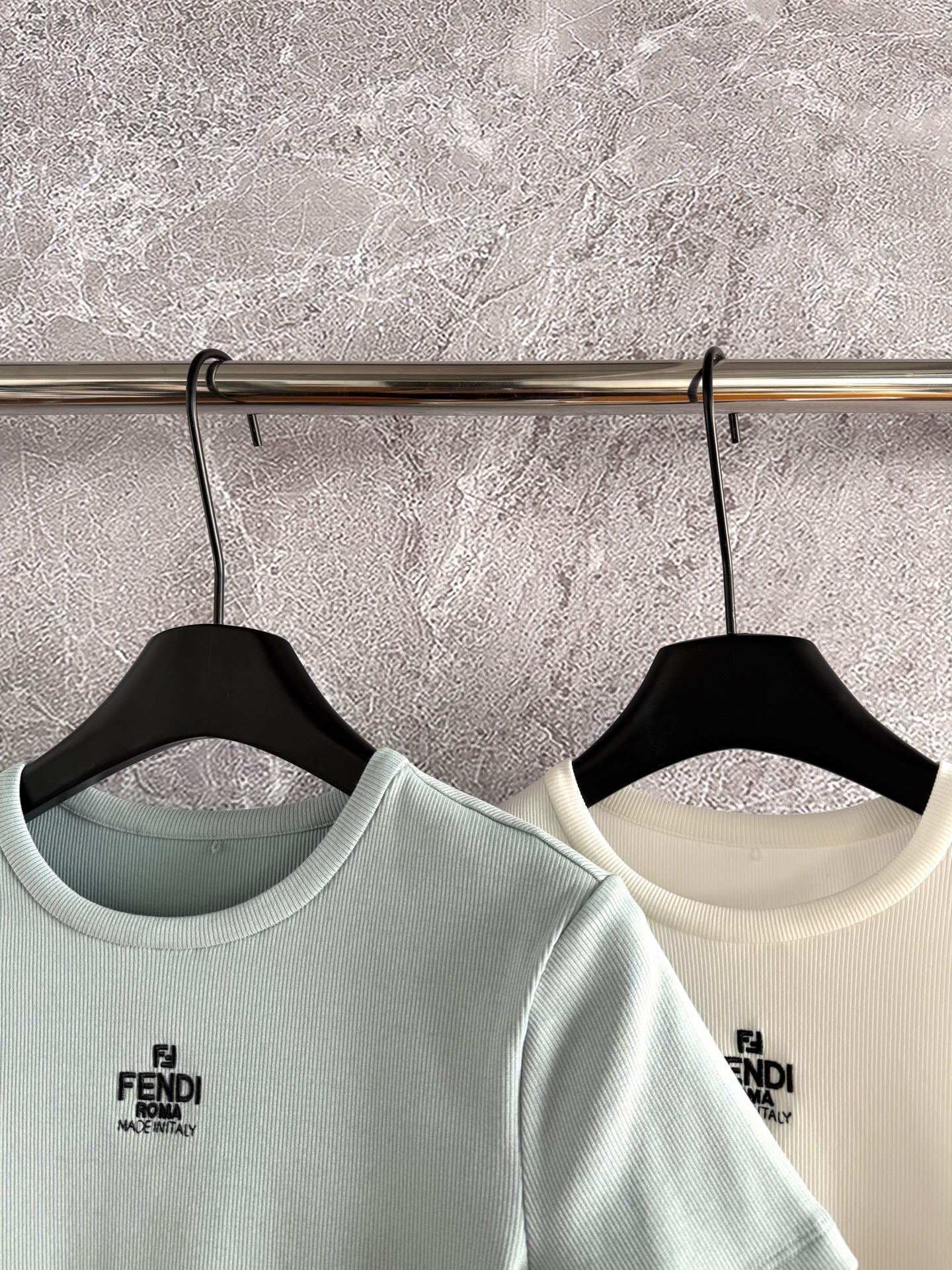 Fendi Embroidered T-shirt  Cotton