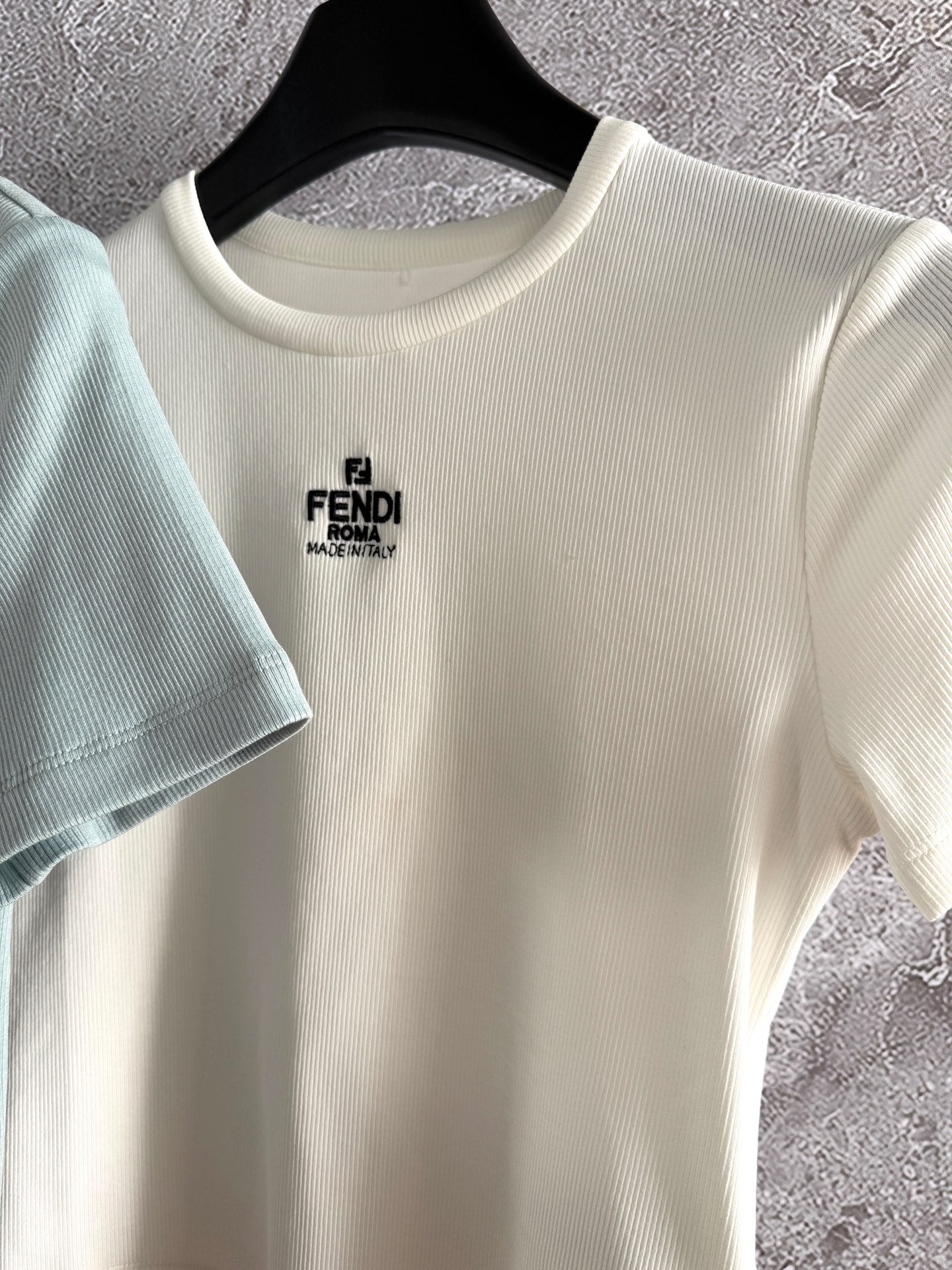 Fendi Embroidered T-shirt  Cotton