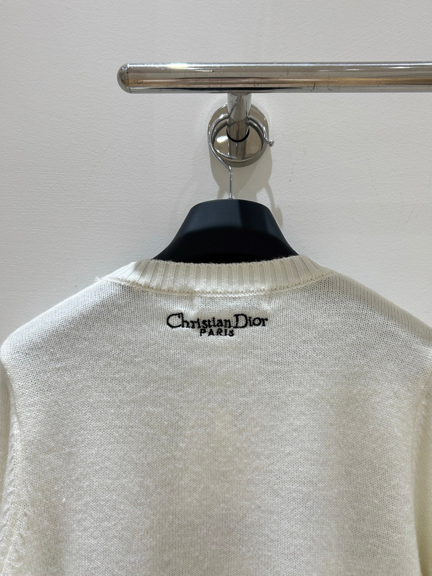 Dior 2025 Sweater With Shanghai-themed Embroidery Cashmere
