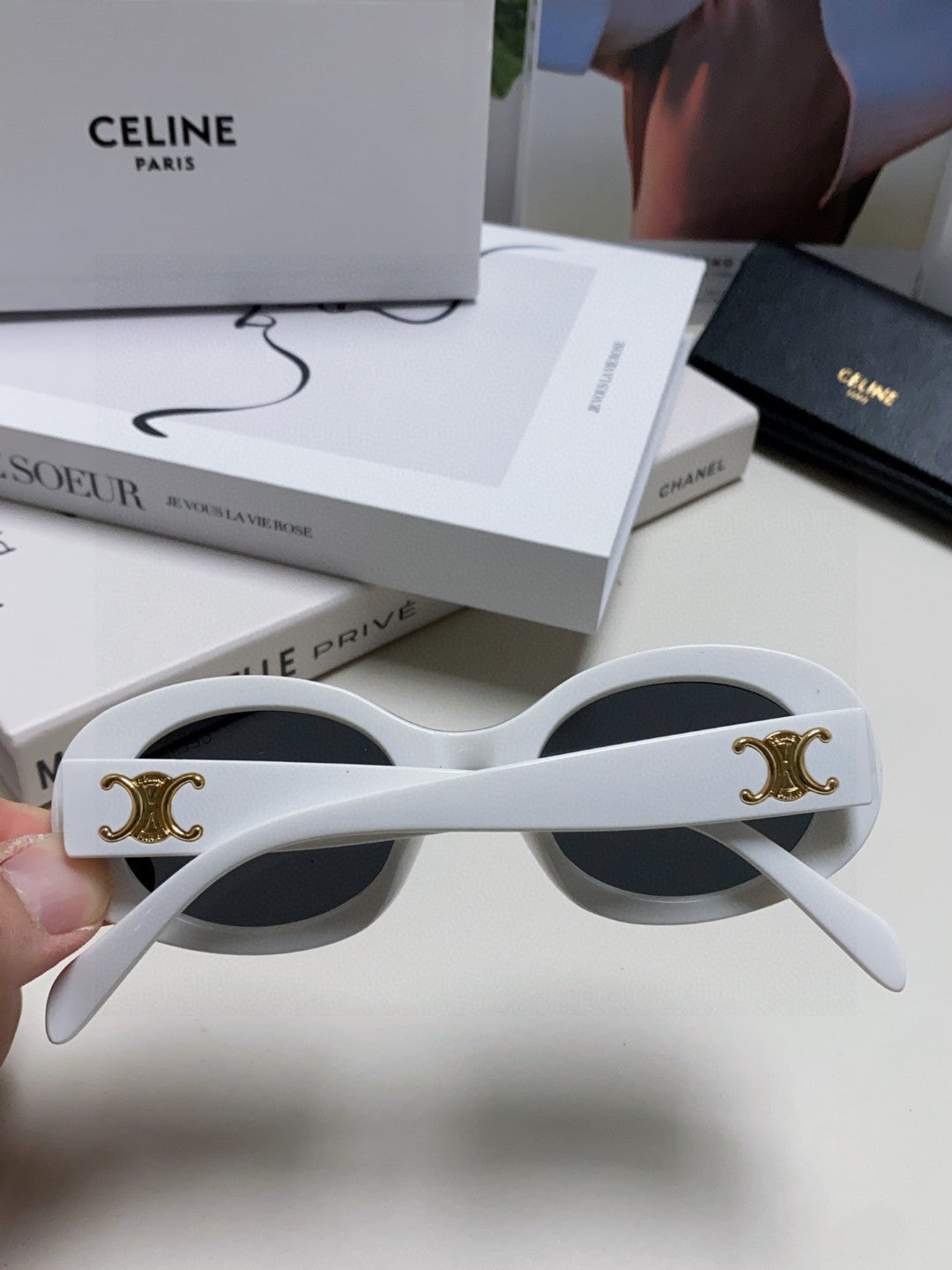 TRIOMPHE SUNGLASSES CL40194 IN ACETATE