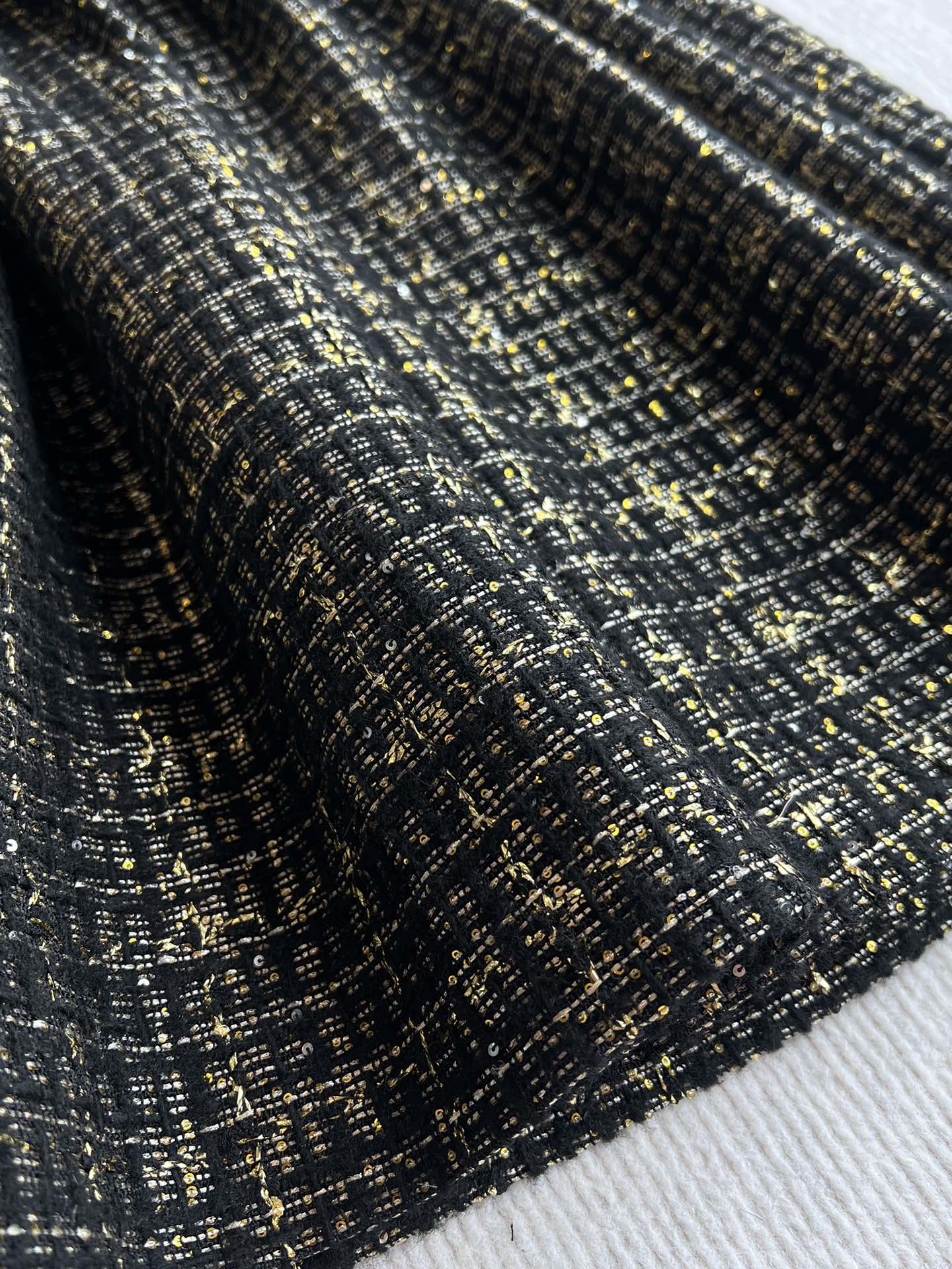 CC 25 Set Tweed Black Polyester Wool 289987