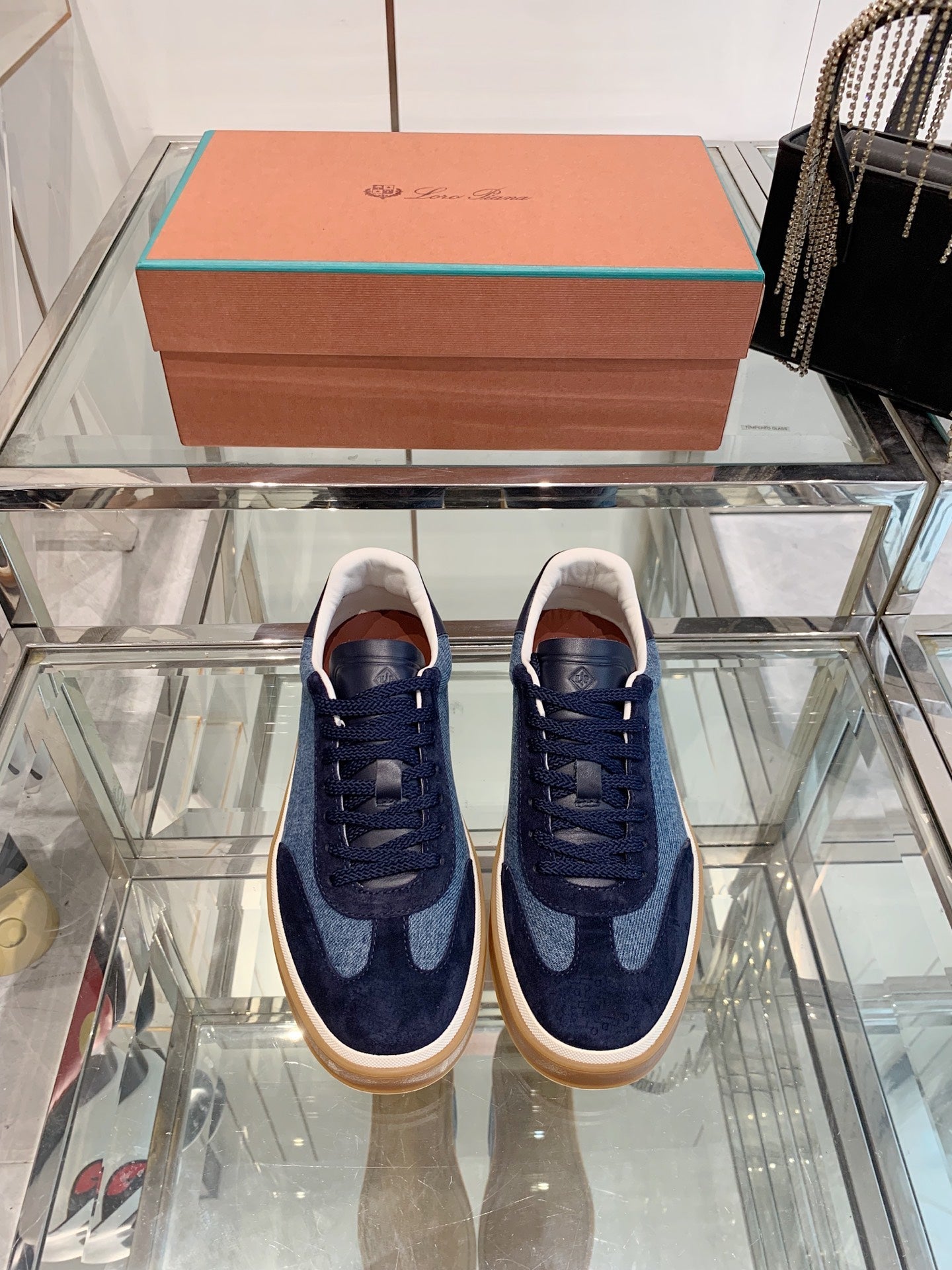 LP Tennis Walk Sneaker Surge Blue Suede 307249
