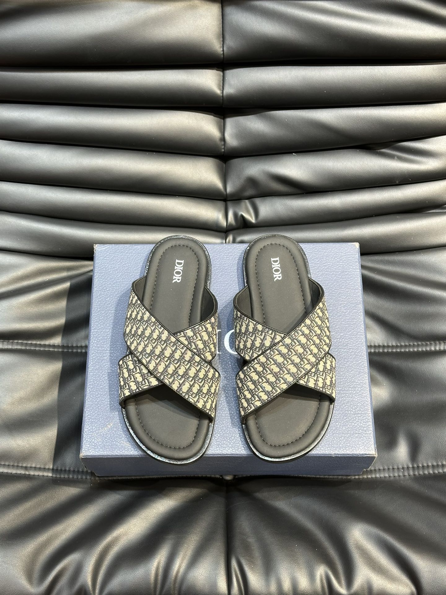 CD ALIAS SANDAL JUNIPER AND BEIGE JACQUARD